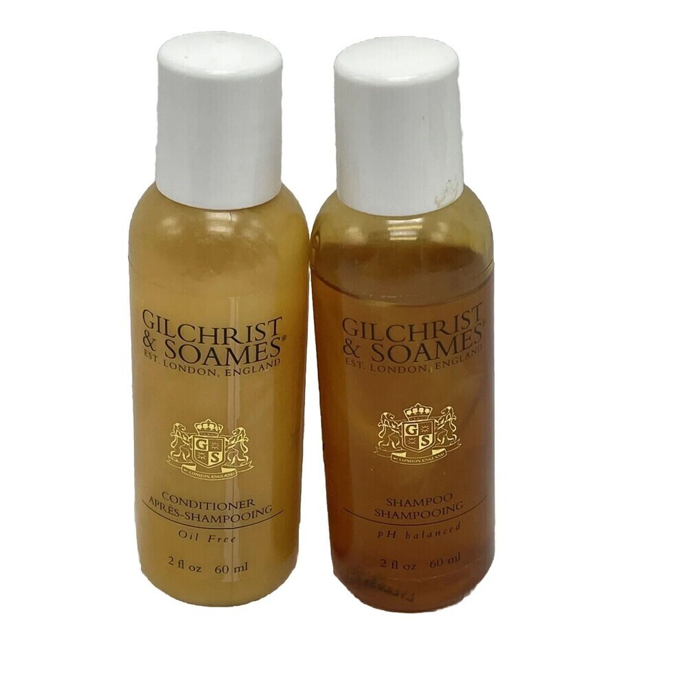 Gilchrist & Soames Sample Size Shampoo, Conditioner 2 Oz Est. London, England